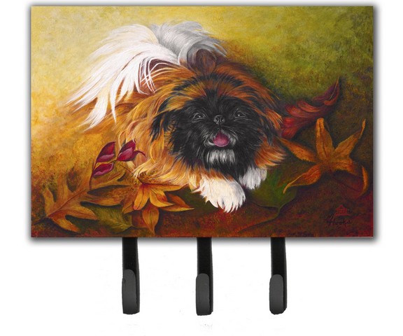 Pekingese Boogie Leash & Key Holder