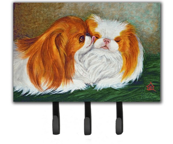 Japanese Chin Best Friends Leash & Key Holder