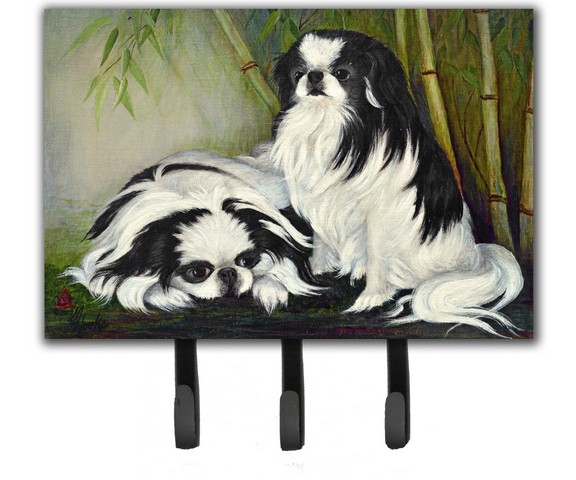 Japanese Chin Bamboo Garden Leash & Key Holder