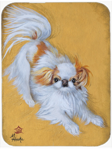 Japanese Chin Red White Play Glass Cutting Board- Large
