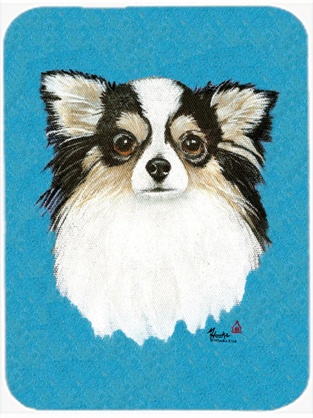 Chihuahua Blue Portrait Mouse Pad, Hot Pad & Trivet