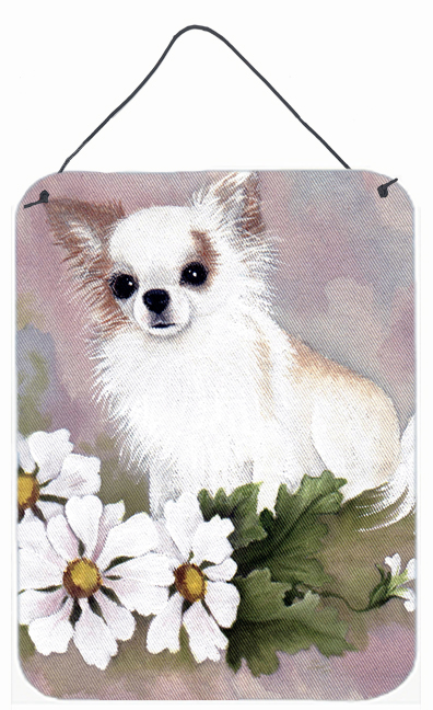Chihuahua White Flowers Wall and Door Hanging Prints