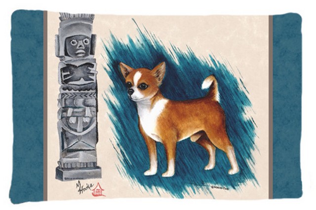 Chihuahua Totem Fabric Standard Pillowcase