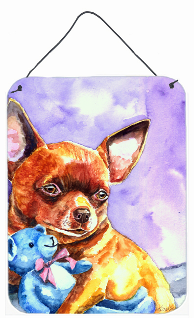 Chihuahua With Teddy Bear Wall and Door Hanging Prints