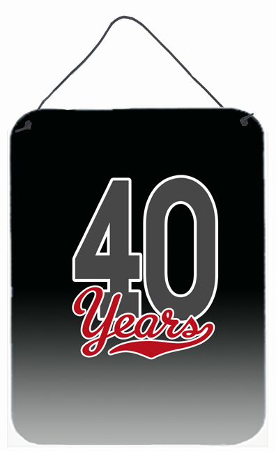40 Years Wall and Door Hanging Prints