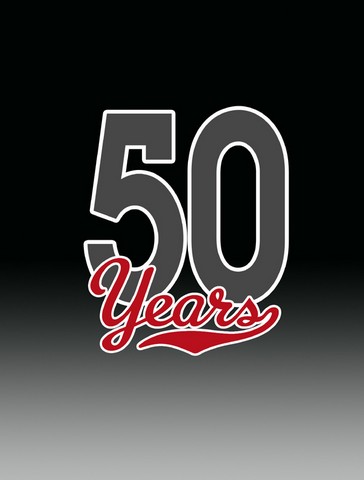 CJ1087GF 50 Years Flag Garden Size
