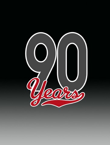 CJ1091GF 90 Years Flag Garden Size
