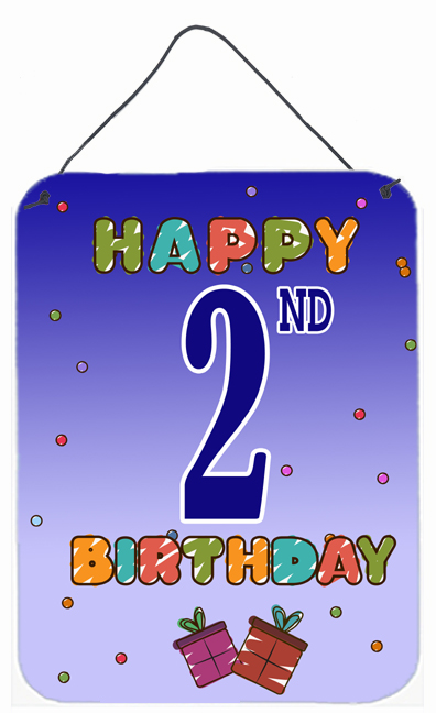 Happy 2Nd Birthday Wall and Door Hanging Prints