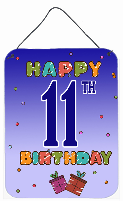 Happy 11Th Birthday Wall and Door Hanging Prints