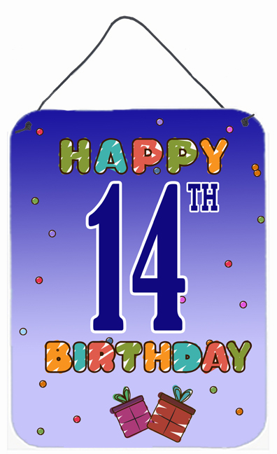Happy 14Th Birthday Wall and Door Hanging Prints