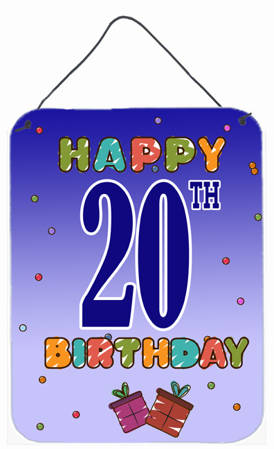 Picture of Carolines Treasures CJ1120DS1216 Happy 19Th Birthday Wall and Door Hanging Prints