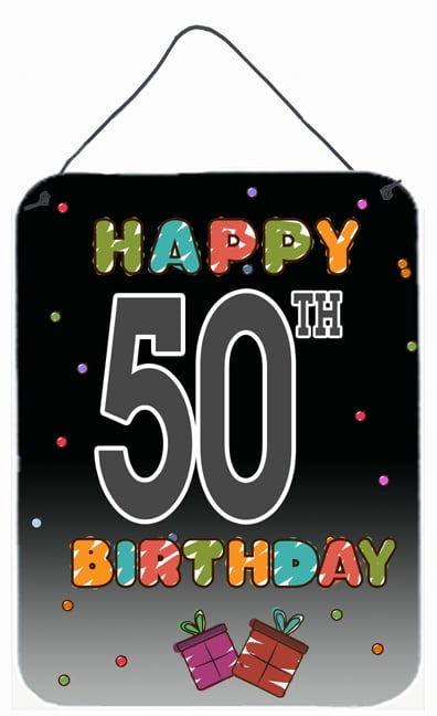 Happy 50Th Birthday Wall and Door Hanging Prints