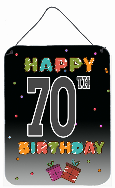 Happy 70Th Birthday Wall and Door Hanging Prints