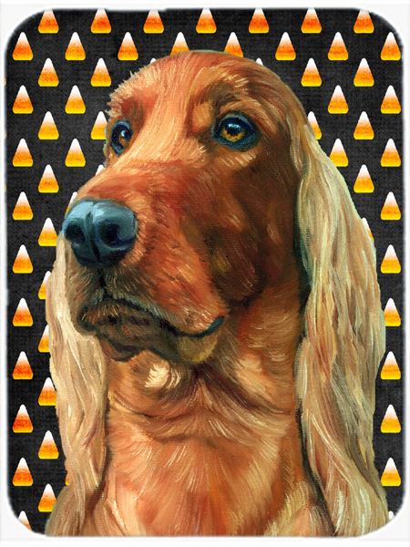 Irish Setter Candy Corn Halloween Mouse Pad, Hot Pad & Trivet