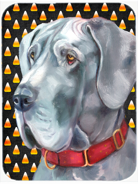 Great Dane Candy Corn Halloween Mouse Pad, Hot Pad & Trivet