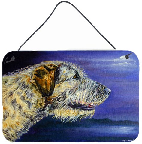 Irish Wolfhound Looking Wall and Door Hanging Prints