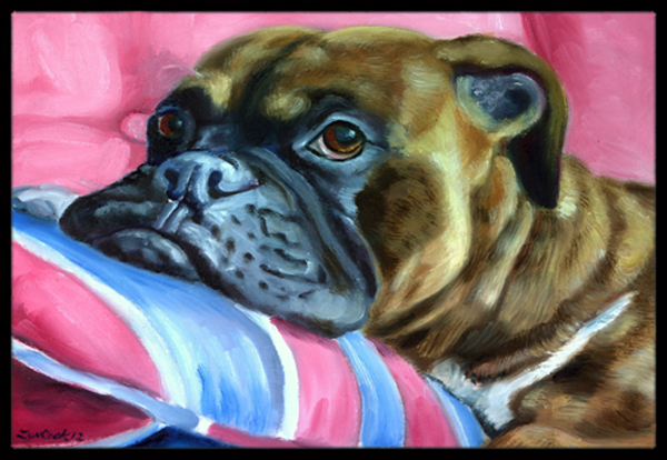 Fawn Boxer Indoor & Outdoor Mat, 24 x 36 in.