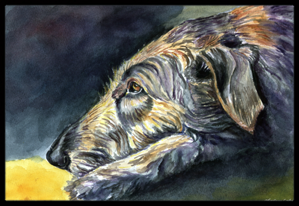 Irish Wolfhound Sleeper Indoor & Outdoor Mat