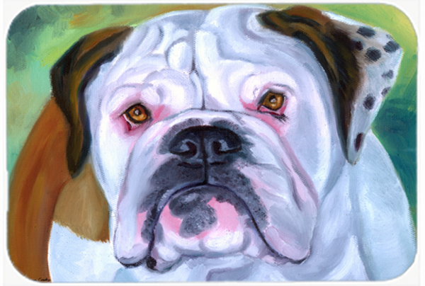 Picture of Carolines Treasures 7350LCB Miss English Bulldog Glass Cutting Board- Large