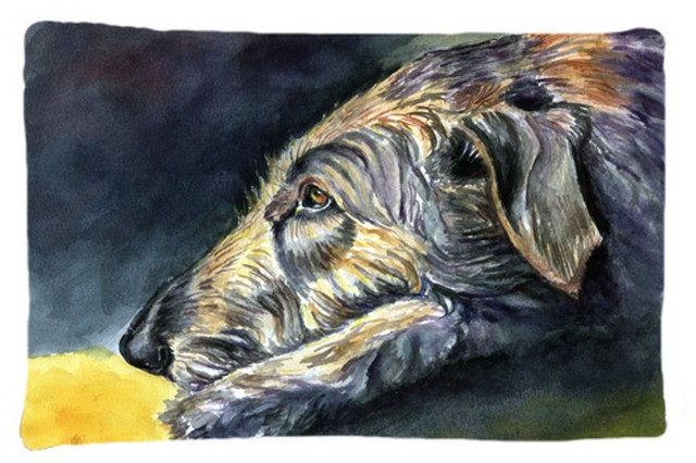 Irish Wolfhound Sleeper Fabric Standard Pillowcase