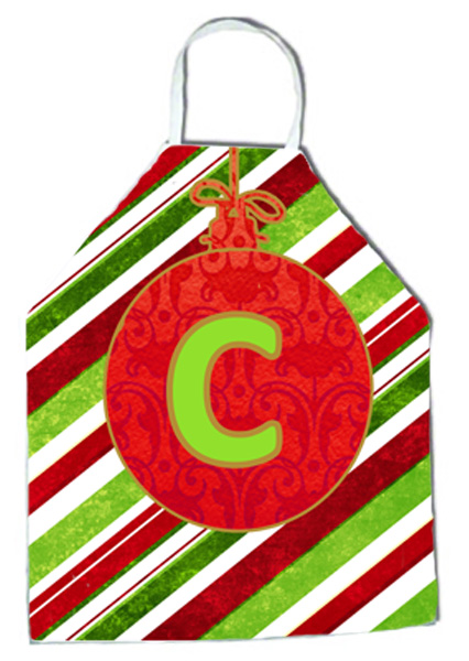 Picture of Carolines Treasures CJ1039-CAPRON Christmas Oranment Holiday Initial Letter C Apron