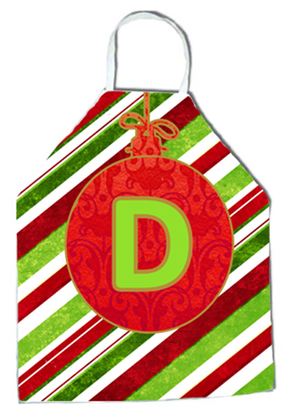 Picture of Carolines Treasures CJ1039-DAPRON Christmas Oranment Holiday Initial Letter D Apron