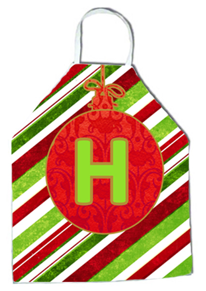 Picture of Carolines Treasures CJ1039-HAPRON Christmas Oranment Holiday Initial Letter H Apron