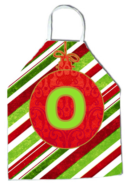 Picture of Carolines Treasures CJ1039-OAPRON Christmas Oranment Holiday Initial Letter O Apron