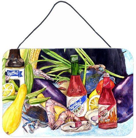 Crystal Hot Sauce With Seafood Wall and Door Hanging Prints