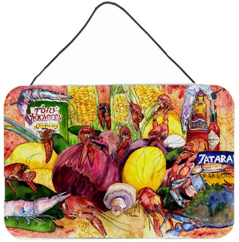 Crawfish With Spices And Corn Wall and Door Hanging Prints