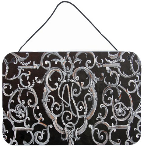 Ironwork Fence Wall and Door Hanging Prints