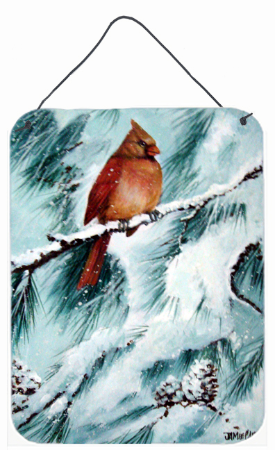Winters Glory Redbird 2 Northern Cardinal Wall and Door Hanging Prints