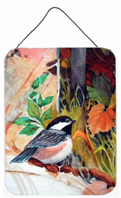 Fence Sitter Chickadee Wall and Door Hanging Prints