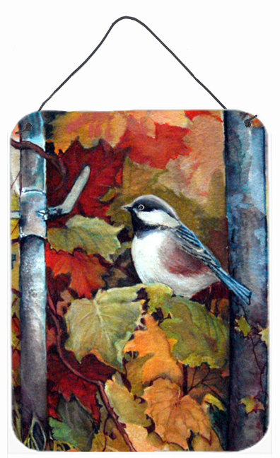 Fence Sitter Chickadee Wall and Door Hanging Prints