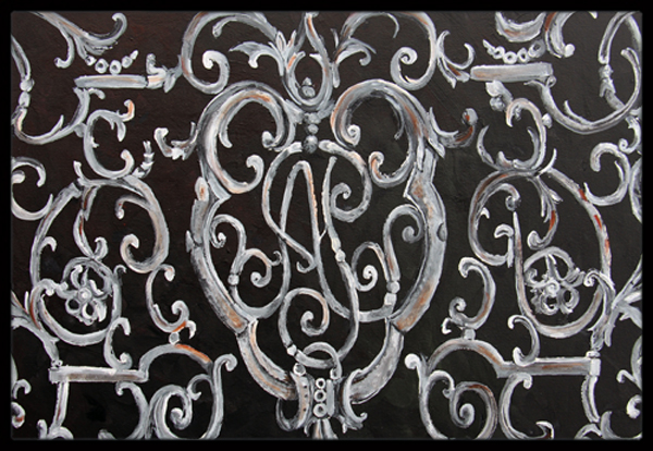 Ironwork Fence Indoor & Outdoor Mat - 18 x 27 in.