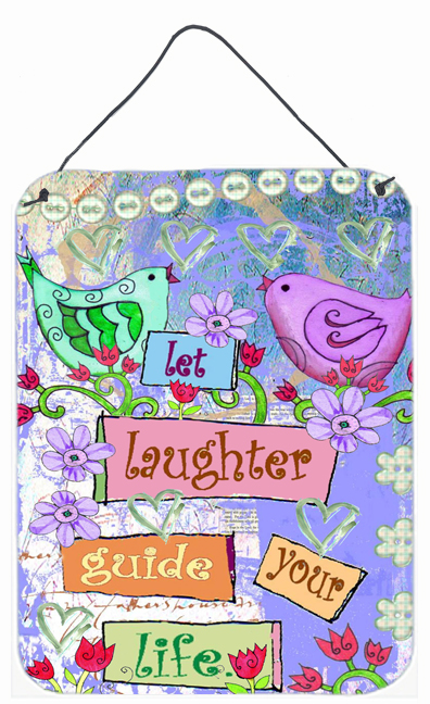 Let Laughter Guide Your Life Inspirational Wall and Door Hanging Prints