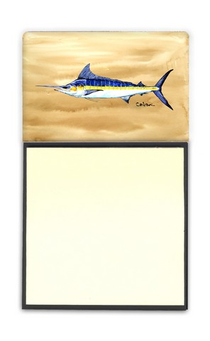 Swordfish On Sandy Beach Sticky Note Holder