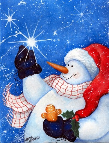 This Ones For You Snowman Flag Garden Size