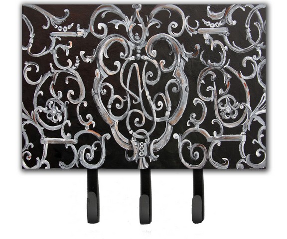 Ironwork Fence Leash & Key Holder