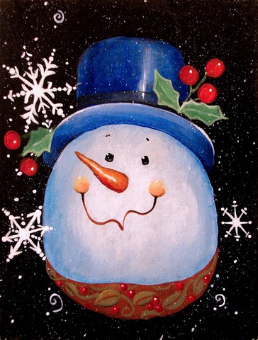 Top Hat Greetings Snowman Flag Canvas House Size