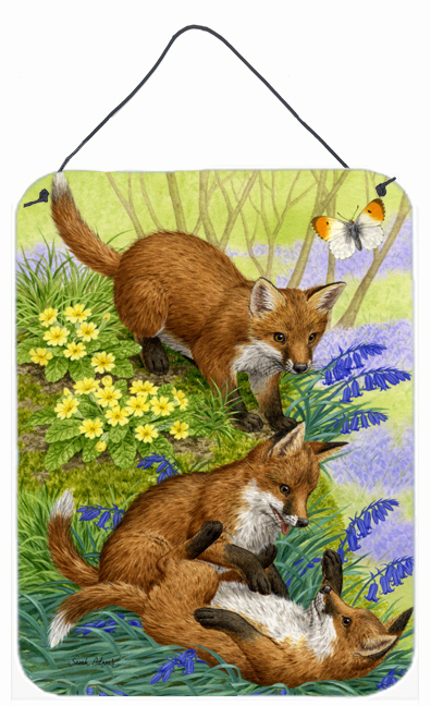 Fox Cubs Wall and Door Hanging Prints