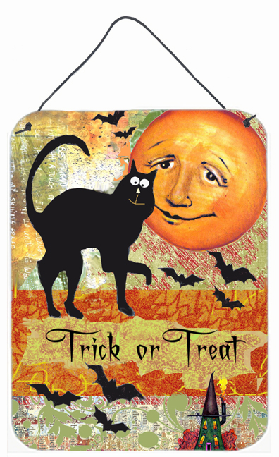 Trick & Treat Moon Halloween Wall and Door Hanging Prints