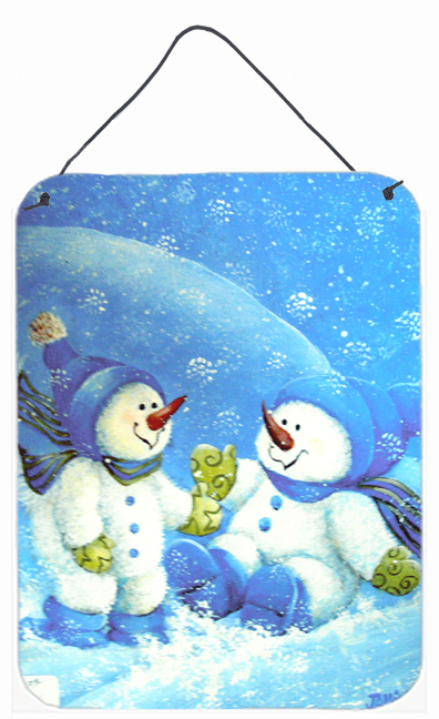 Blue Snow Baby Snowman Wall and Door Hanging Prints