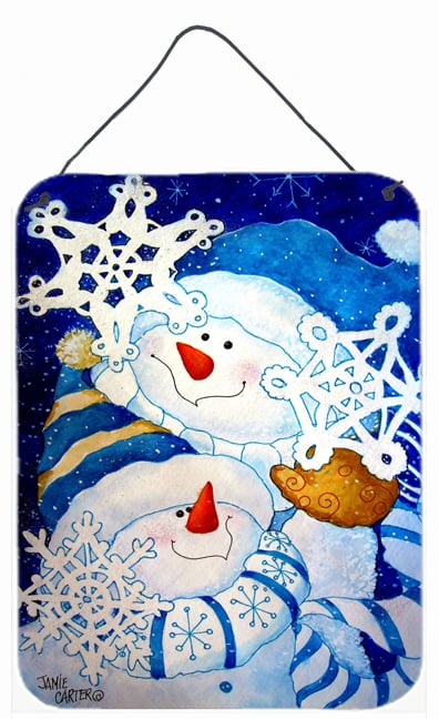 Snowflake Buddies Snowman Wall and Door Hanging Prints