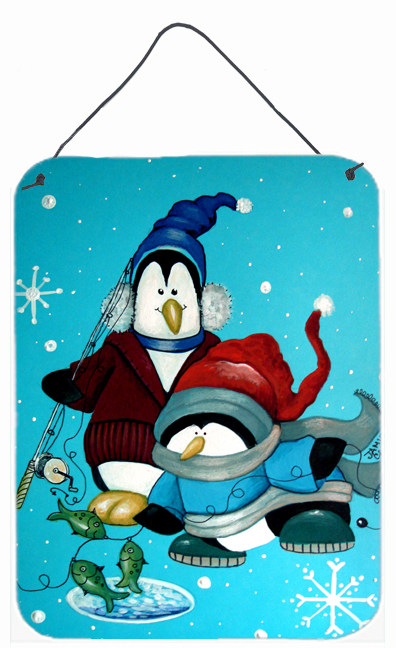 Somethins Fishy Christmas Penguin Wall and Door Hanging Prints