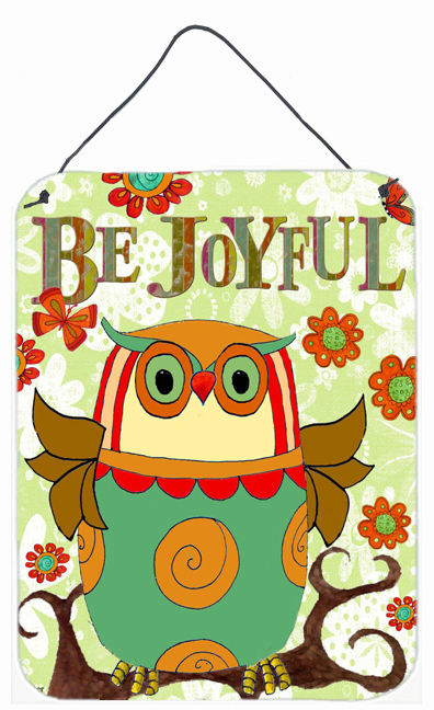 PJC1028DS1216 Be Joyful Owl Wall and Door Hanging Prints