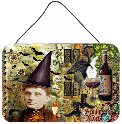 Broom Rides And Spells Halloween Wall and Door Hanging Prints