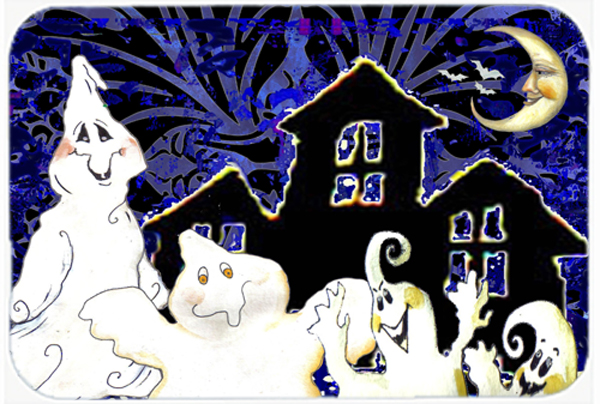 The Gangs All Here Ghosts Halloween Glass Cutting Board- Large