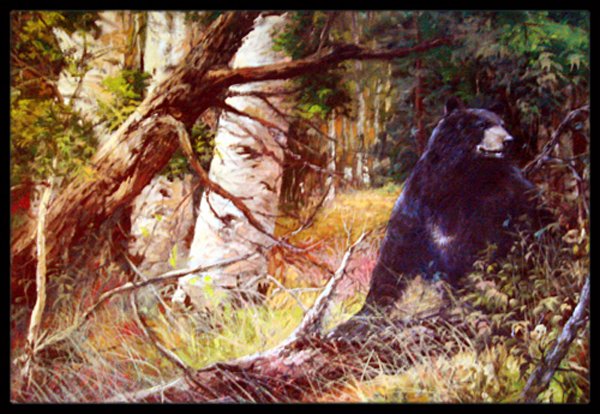 PJC1074JMAT Are You There Mr. Black Bear Indoor & Outdoor Mat- 24 x 36 in.