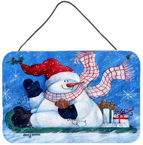 Come Ride With Me Snowman Wall and Door Hanging Prints